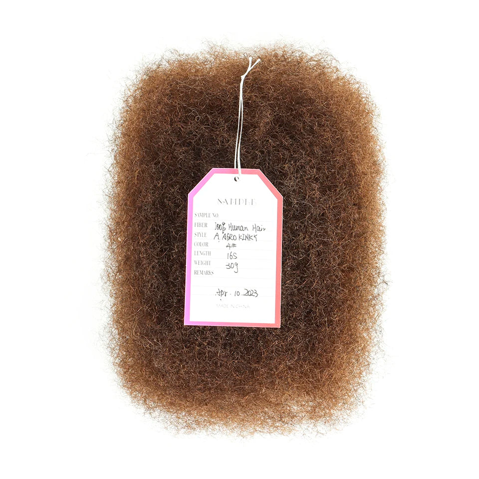 Afro Kinky Bulk Remy Human Hair Braiding Bundles (3-Pack)
