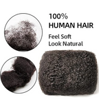 Afro Kinky Bulk Human Hair for Braiding & Dreadlocks