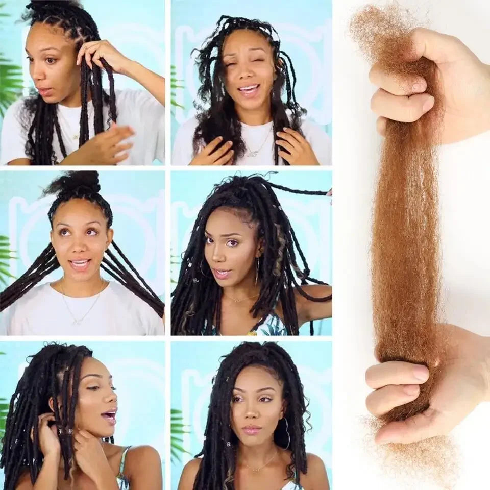 Afro Kinky Bulk Remy Human Hair Braiding Bundles (3-Pack)