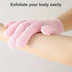 Exfoliating Shower Gloves for Body Scrub & Spa