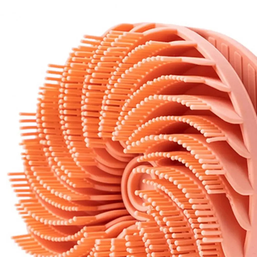 Double-Sided Silicone Exfoliating Shower Brush