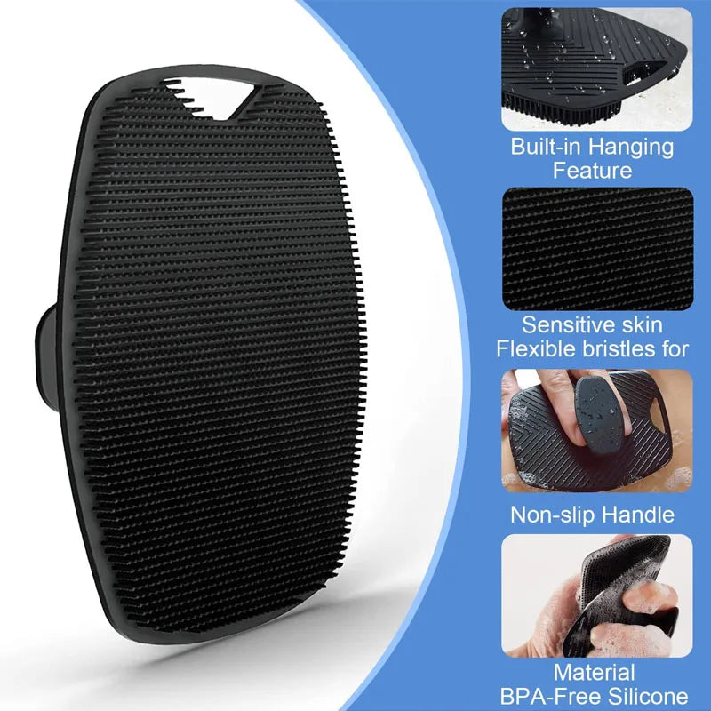 Soft Silicone Exfoliating Body Scrubber Brush