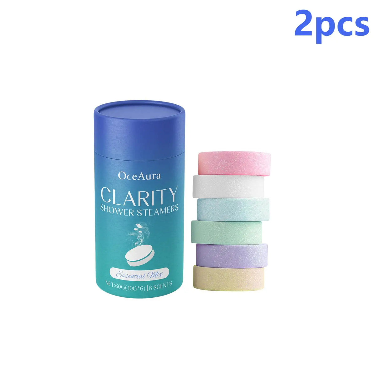 OceAura Aromatherapy Shower Steamers: Rose & Lavender