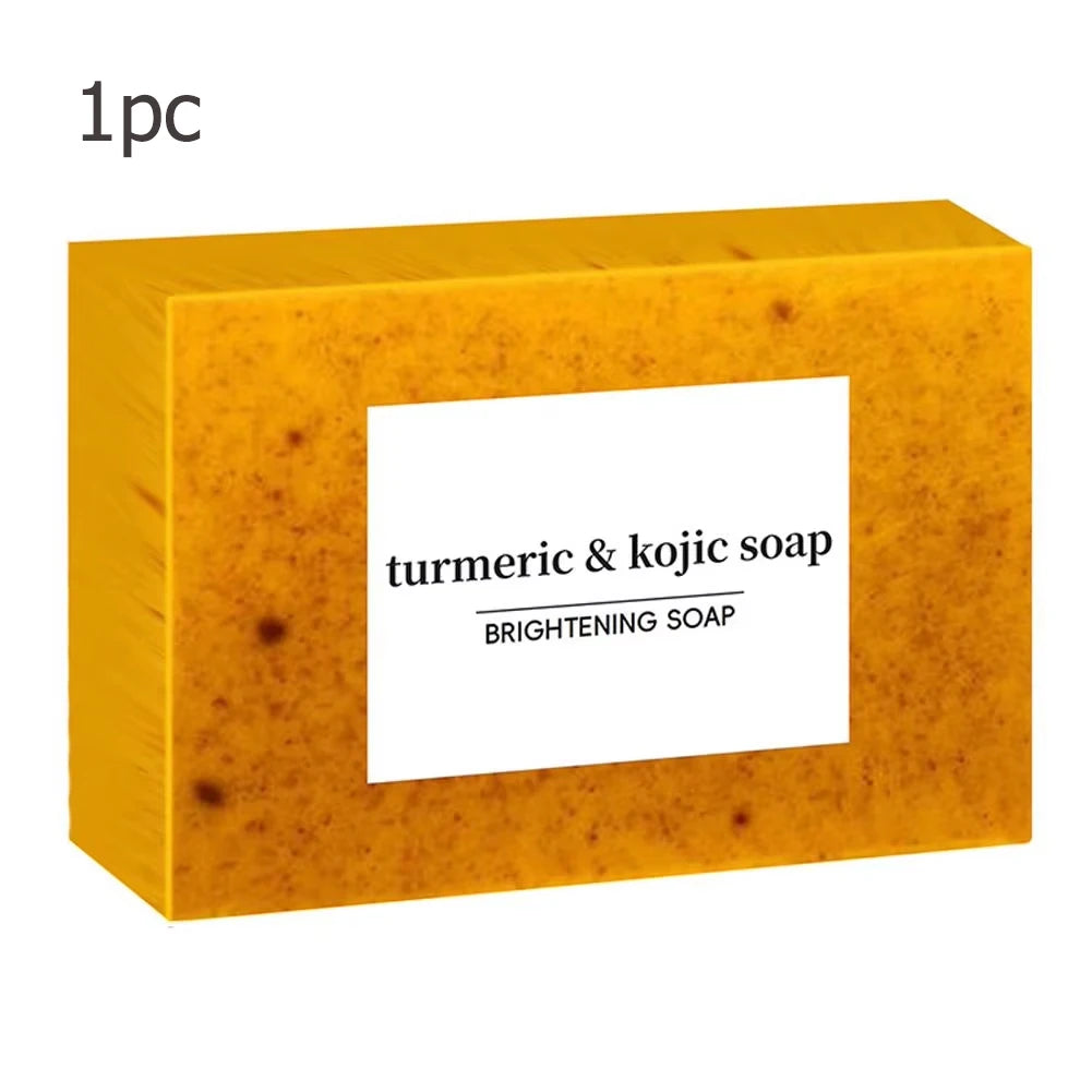 Handmade Turmeric & Lemon Kojic Acid Soap (100g)