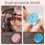 Double-Sided Silicone Exfoliating Shower Brush