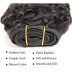 Short Kinky Curly Brazilian Virgin Human Hair Bundles