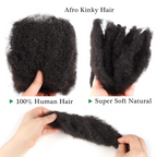 Afro Kinky Bulk Human Hair for Braiding & Dreadlocks