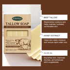 Grass-Fed Beef Tallow Soap Bar for Face & Body