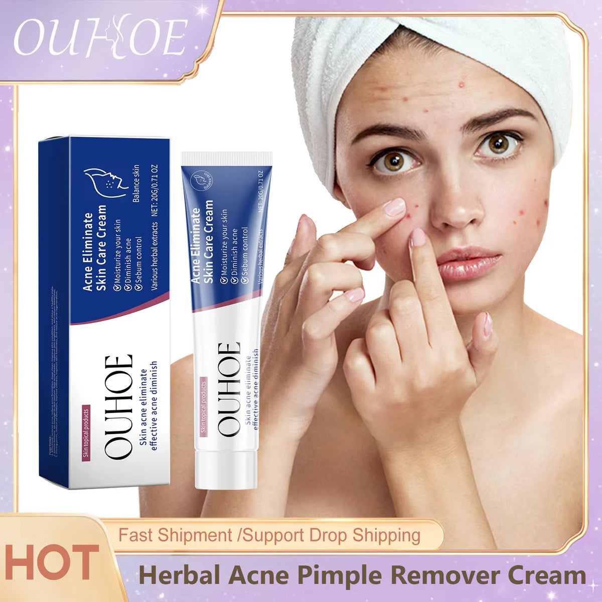 Oil-Control Pimple & Acne Repair Face Cream