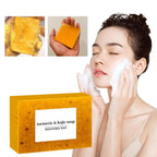 Handmade Turmeric & Lemon Kojic Acid Soap (100g)