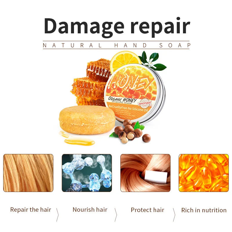 Natural Honey Essence Shampoo for Dandruff Relief