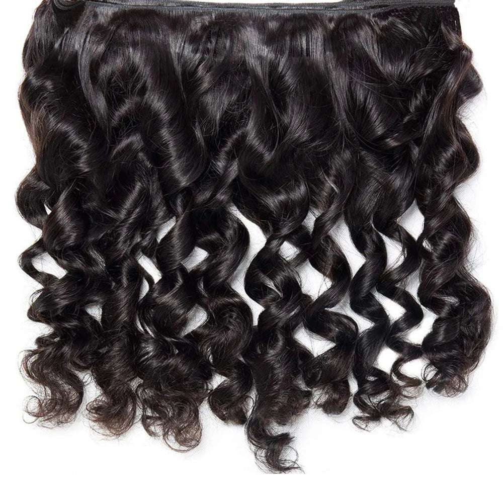 Long Loose Wave Brazilian Remy Human Hair Bundles (28-30 Inch)