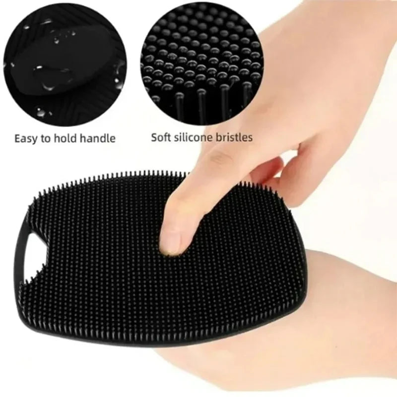 Soft Silicone Exfoliating Body Scrubber Brush