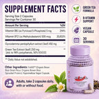Vitamin B Complex & Gynostemma Extract (60 Vegan Caps)