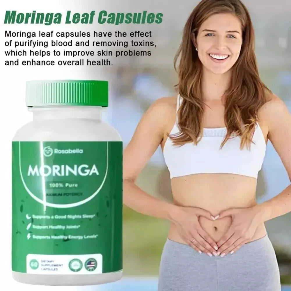 Moringa Capsules for Immune Support & Gut Health