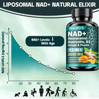 NAD+ & Resveratrol Anti-Aging Supplement Capsules