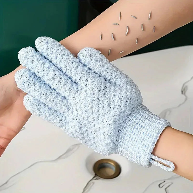 Exfoliating Shower Gloves for Body Scrub & Spa