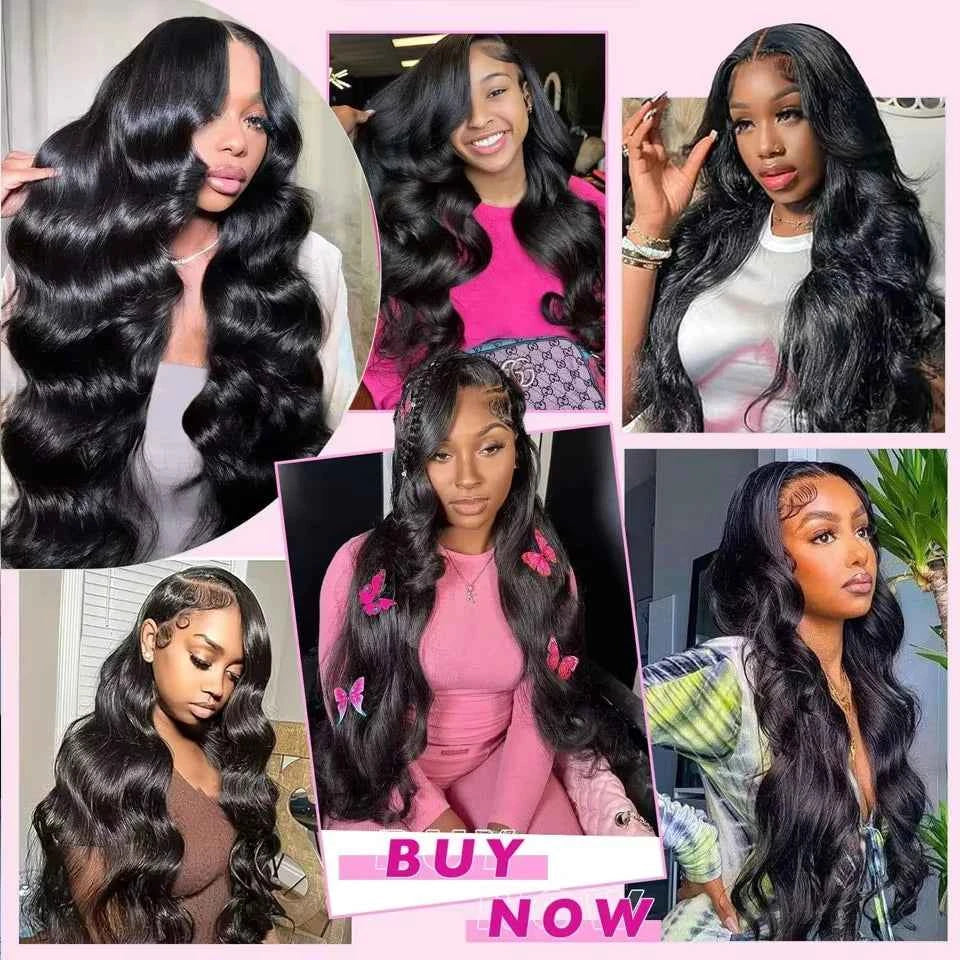 Long Water Wave Brazilian Virgin Human Hair Bundles