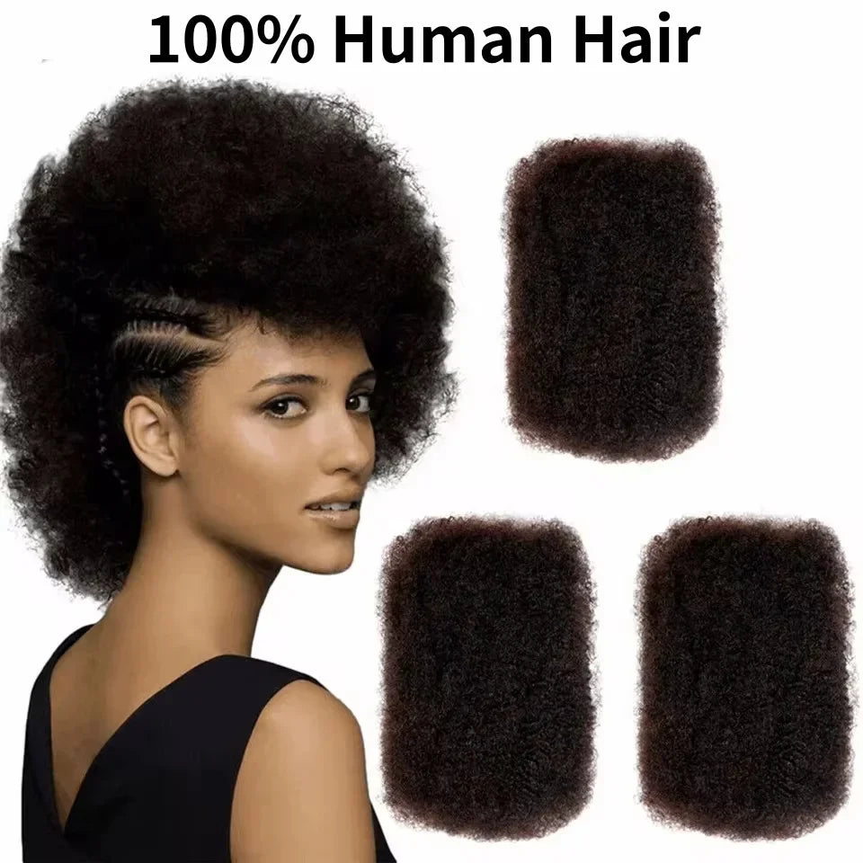 Brazilian Remy Afro Kinky Curly Bulk Braiding Hair