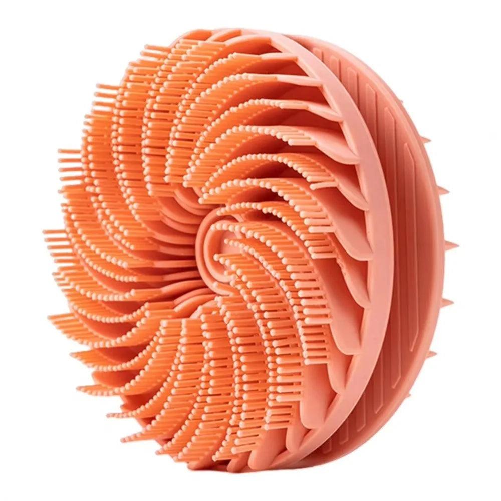 Double-Sided Silicone Exfoliating Shower Brush