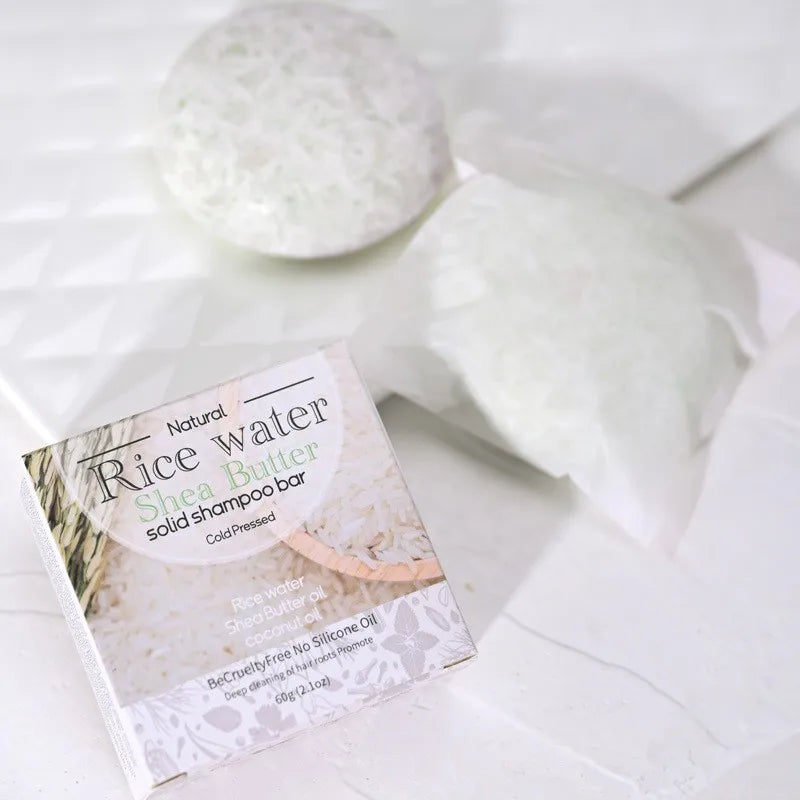 Organic Rice Water Shampoo Bar for Hair Growth