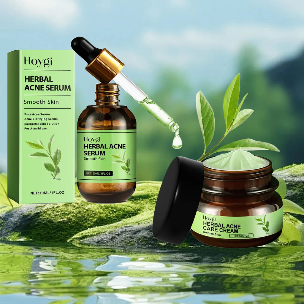 Acne Treatment Face Cream & Pore Shrinking Serum