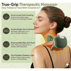 Heated Shiatsu Neck and Back Massager with 4D Kneading