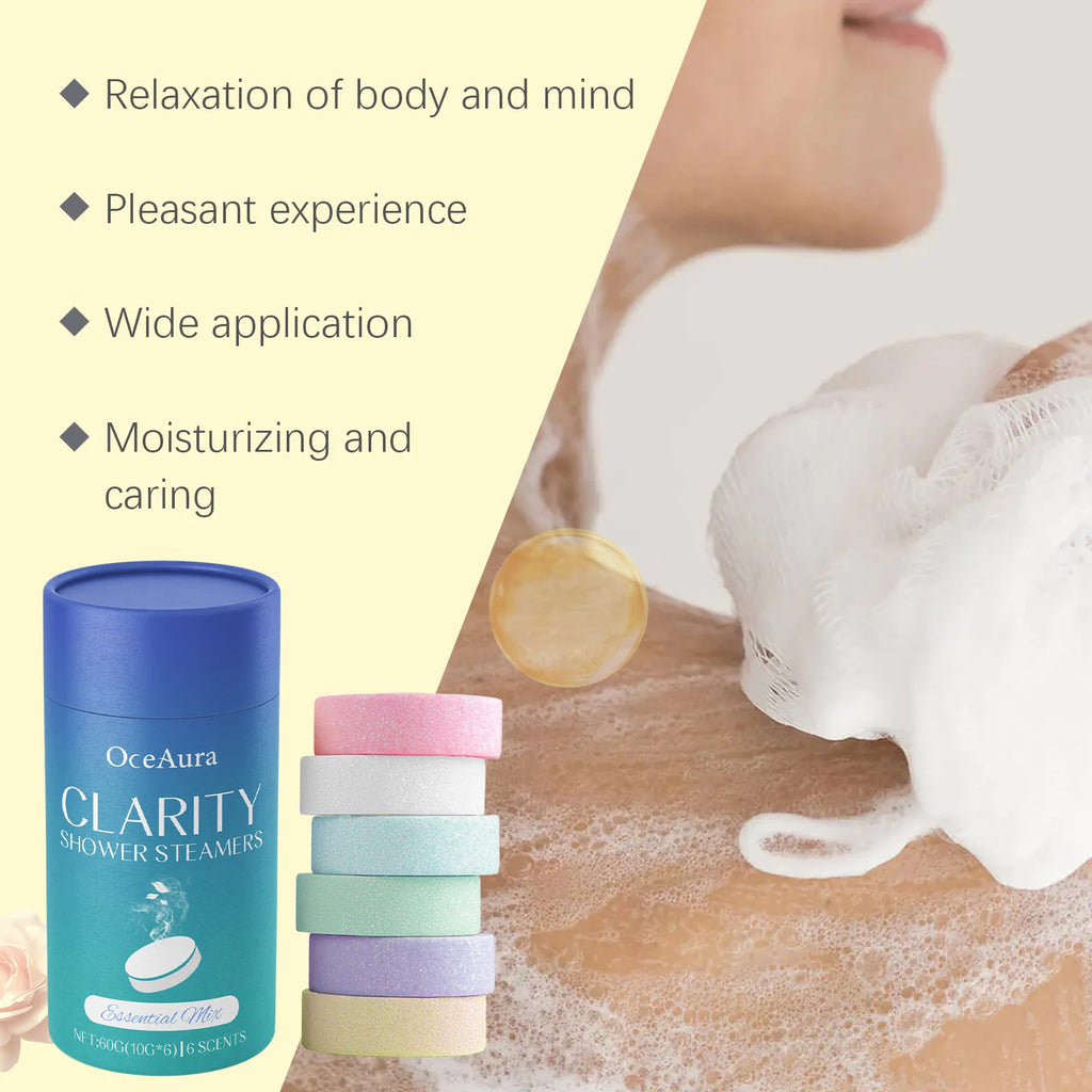 OceAura Aromatherapy Shower Steamers: Rose & Lavender