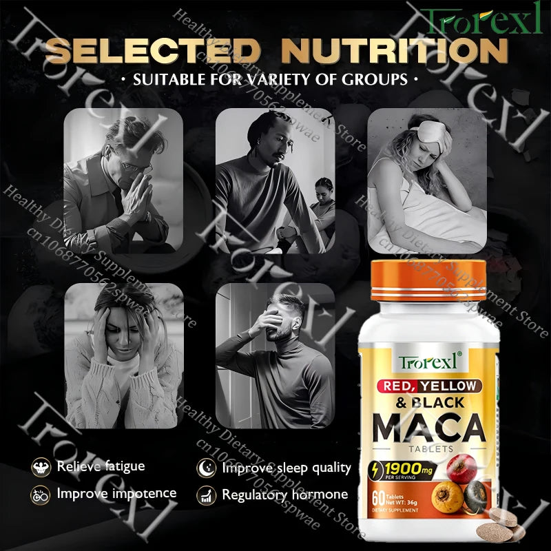 Natural Maca Root Tablets for Hormone Balance