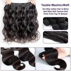 Long Water Wave Brazilian Virgin Human Hair Bundles
