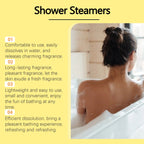 OceAura Aromatherapy Shower Steamers: Rose & Lavender