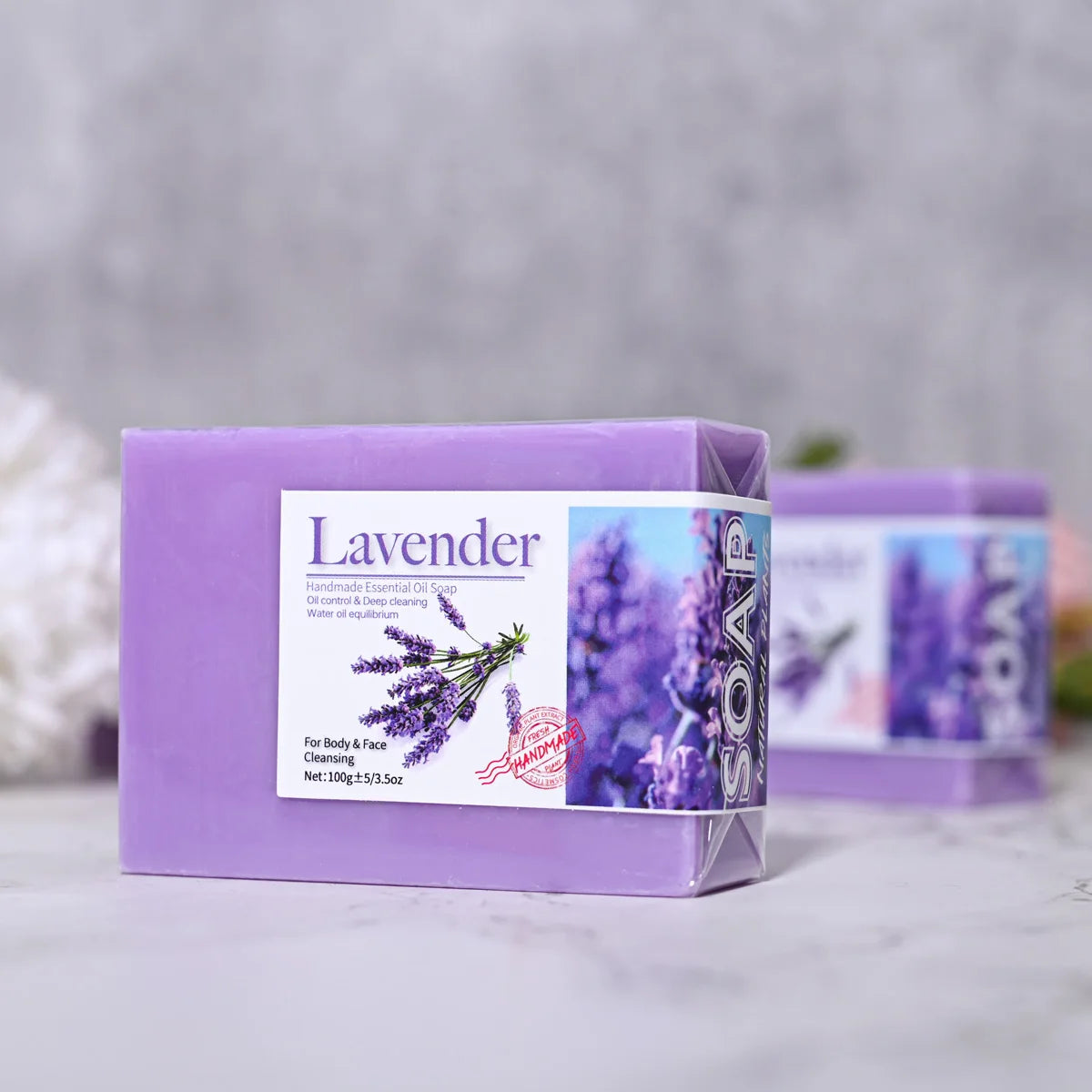 Organic Lavender Essential Oil Bath Soap