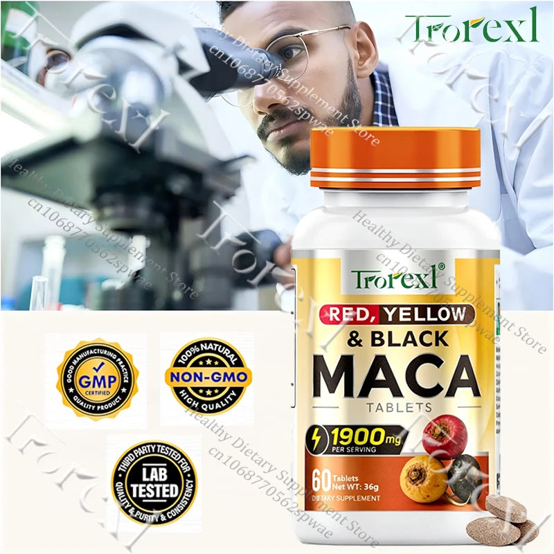 Natural Maca Root Tablets for Hormone Balance