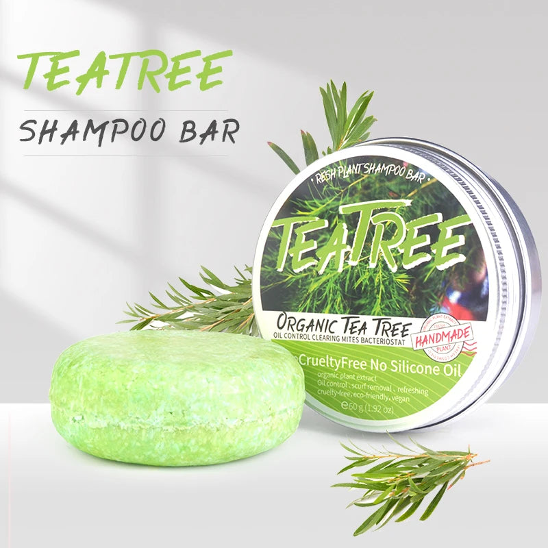 Tea Tree Essential Oil Shampoo Bar for Oil Control