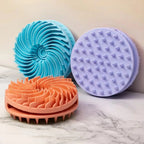 Double-Sided Silicone Exfoliating Shower Brush