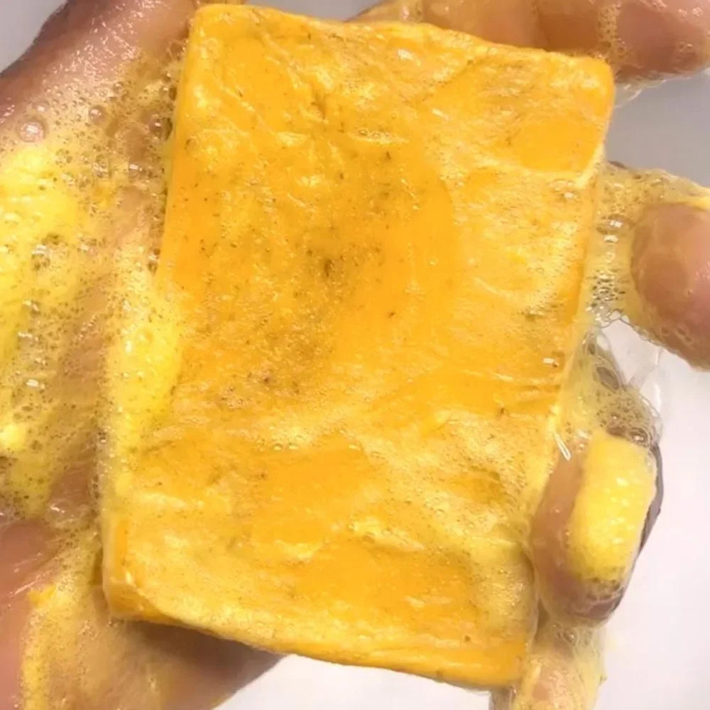 Handmade Turmeric & Lemon Kojic Acid Soap (100g)