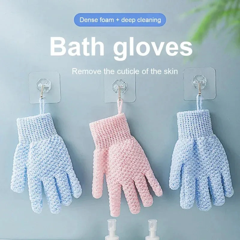 Exfoliating Shower Gloves for Body Scrub & Spa