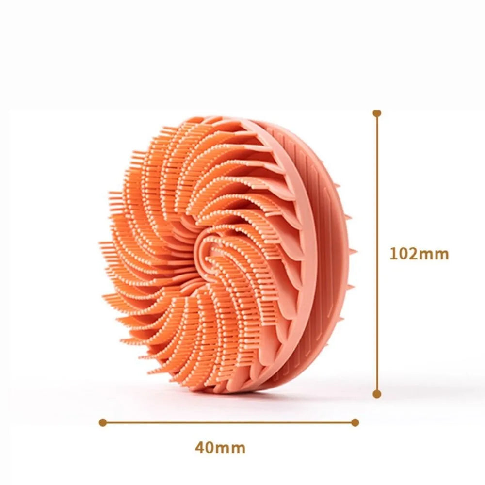 Double-Sided Silicone Exfoliating Shower Brush