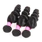 Long Loose Wave Brazilian Remy Human Hair Bundles (28-30 Inch)