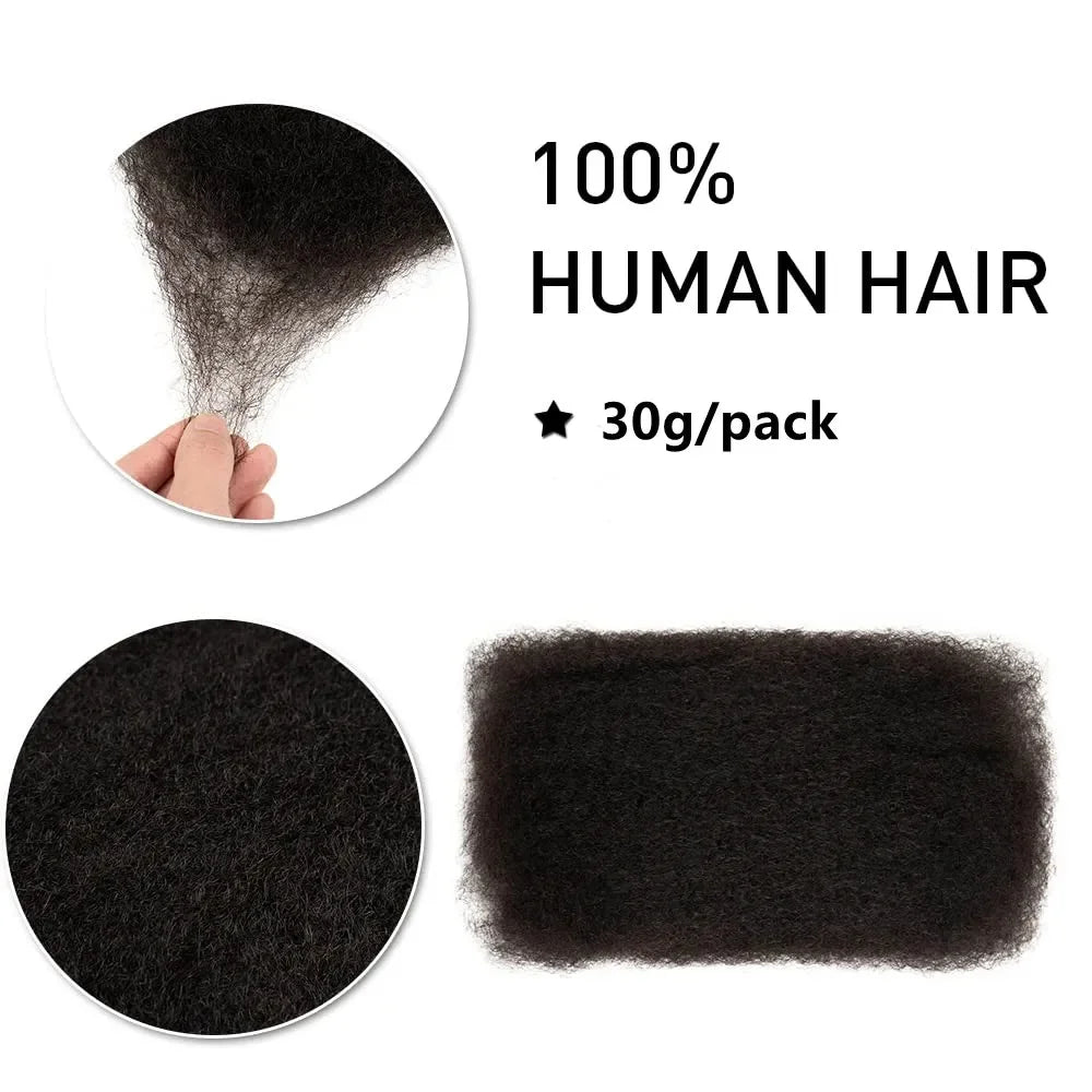 Brazilian Remy Afro Kinky Curly Bulk Braiding Hair