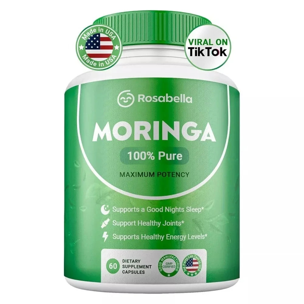 Moringa Capsules for Immune Support & Gut Health