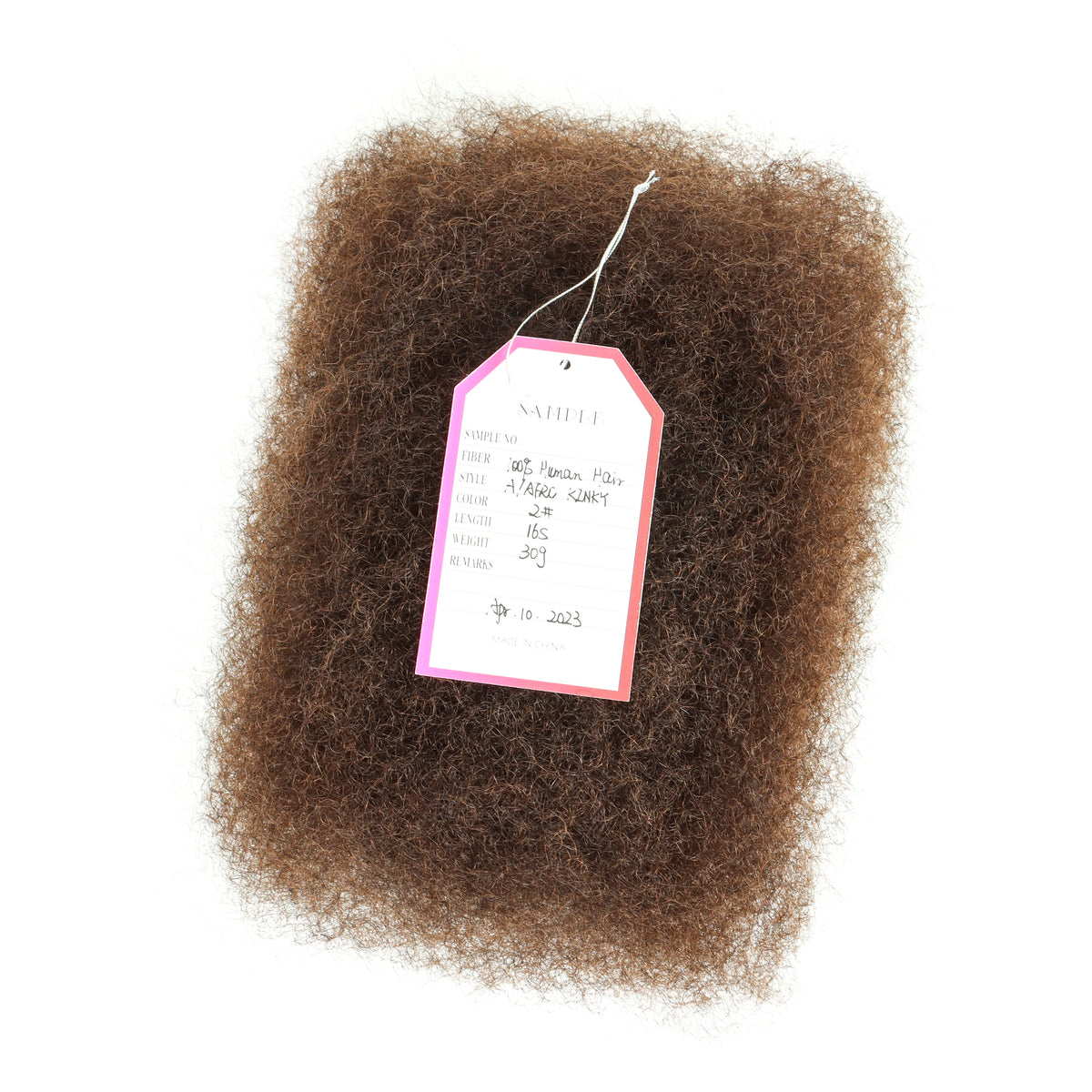 Auburn Afro Kinky Curly Bulk Hair for Braiding
