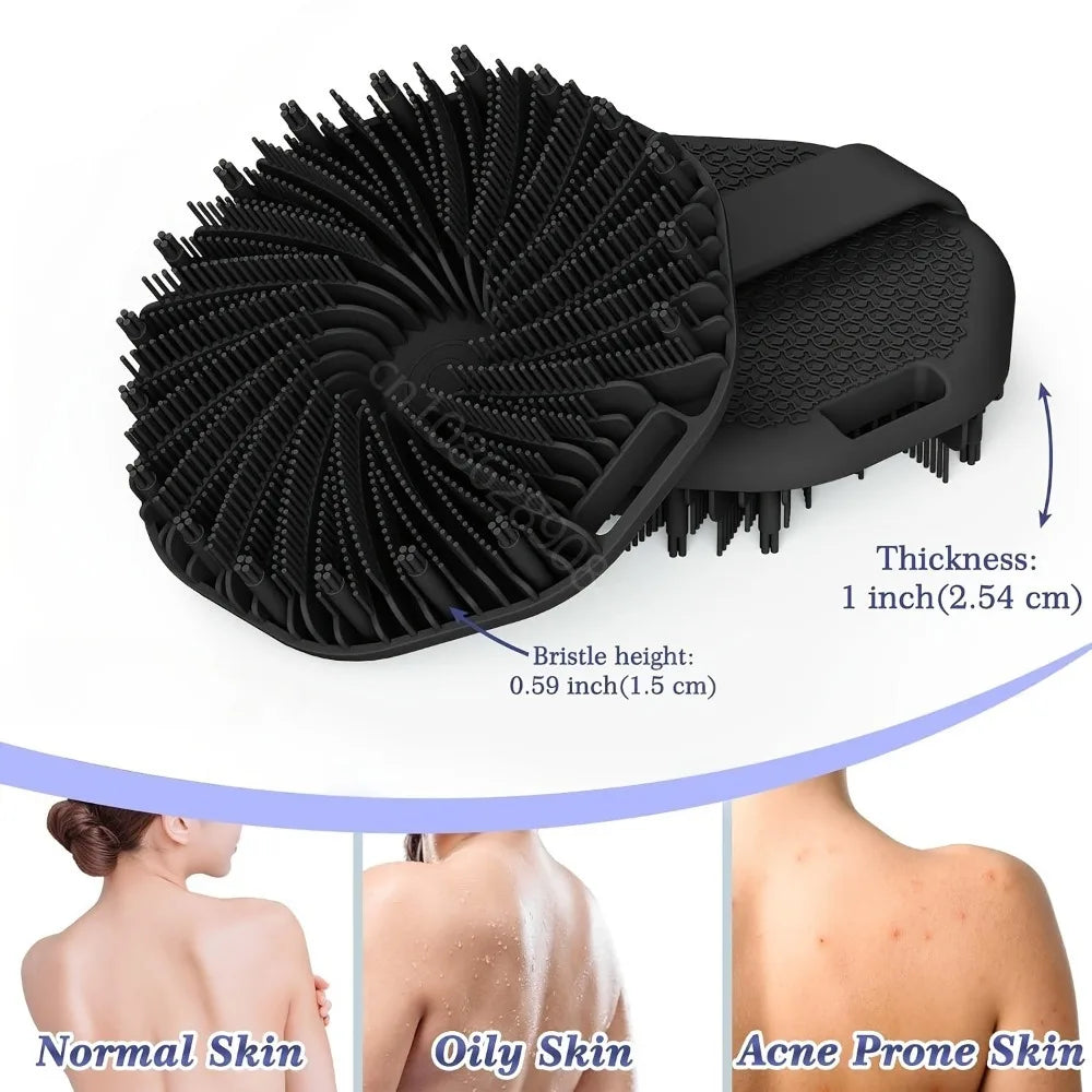 Long Handle Silicone Back Scrubber & Massager