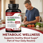 Premium Berberine Capsules 1200mg for Heart Health