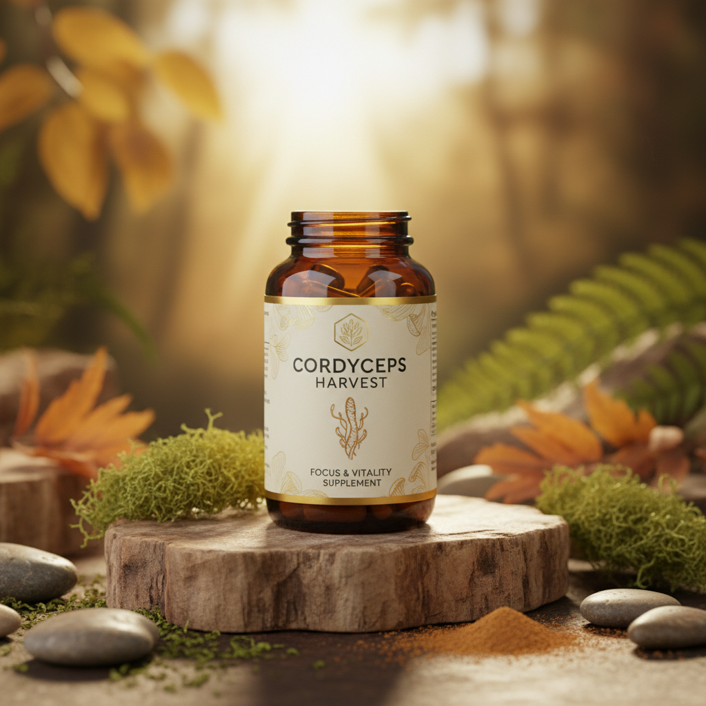 Cordyceps Mushroom Capsules for Energy & Immunity